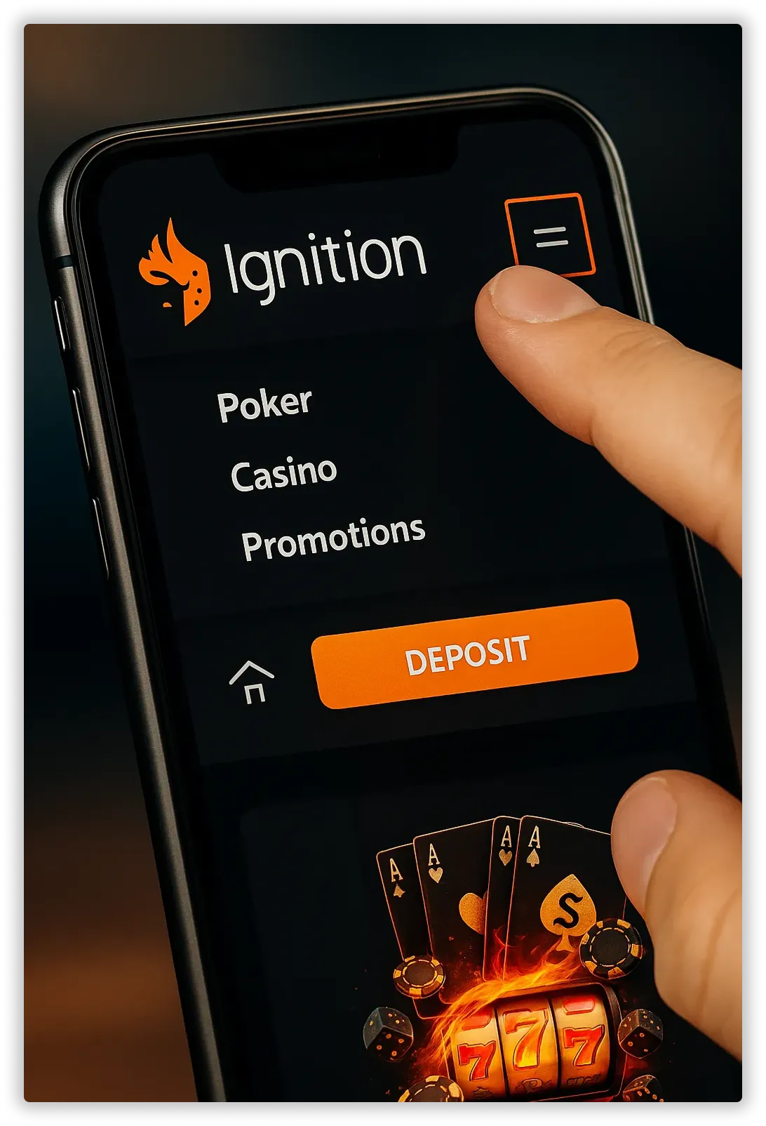 IGNITION CASINO mobile
